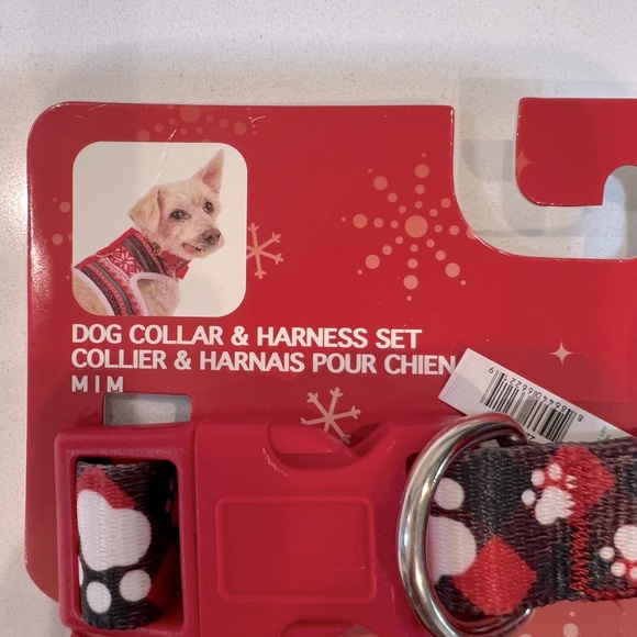 Dog Collar and Harness Set Christmas - Picture 2 of 4